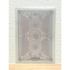 PLAYING CARDS A4 CLEAR FILE/red